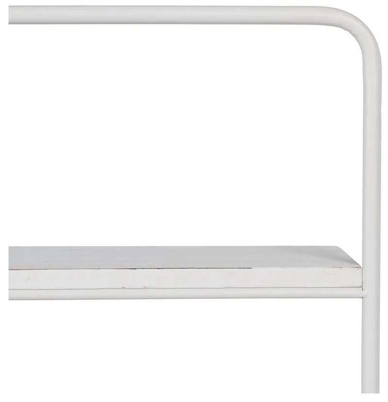 Fehér többszintes fém fali polc 51 cm – Ixia