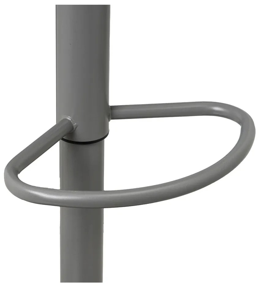 Szürke bőr utánzat állítható magasságú bárszék szett 2 db-os (ülésmagasság 56,5 cm) – Casa Selección