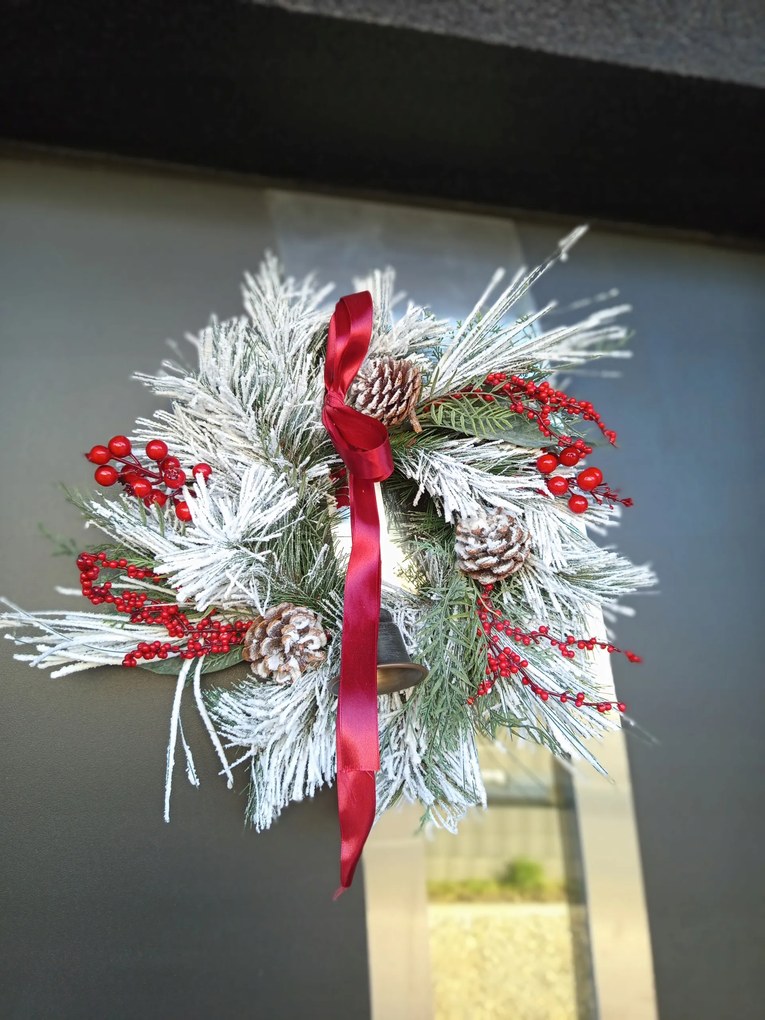 Karácsonyi Koszorú Karácsonyi Dekoráció Ajtó Asztal Koszorú Nád