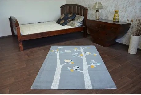 Pastel szőnyeg  18405/072 - MADARAK szürke 120x170 cm