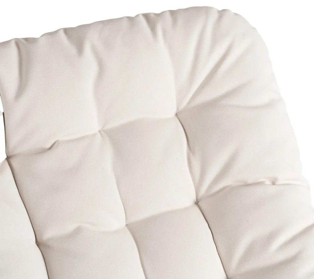 Fotel Bujany AURORA Beżowy