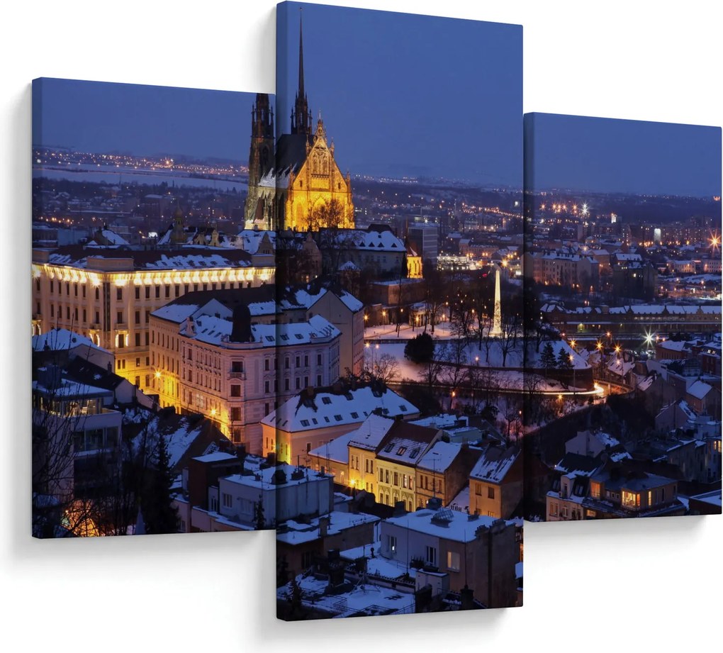 Kép - Cathedral of St. Péter és Pál, Brno, Csehország (90x60 cm)