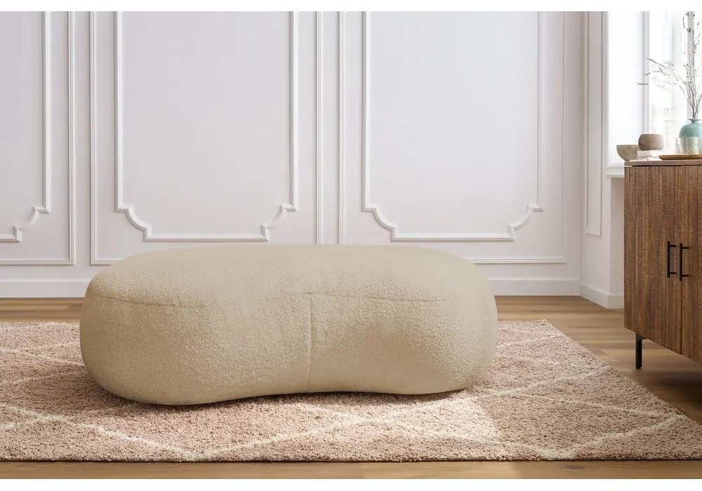 Bézs buklé szövet lábtartó Saint-Germain – Bobochic Paris