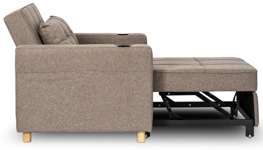 Fotel Rozkładany SOLOR Beżowy