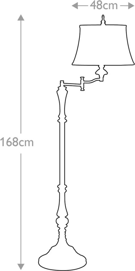 Feiss GIBSON FE-GIBSON-SWFL Állólámpa 1x60W/E27
