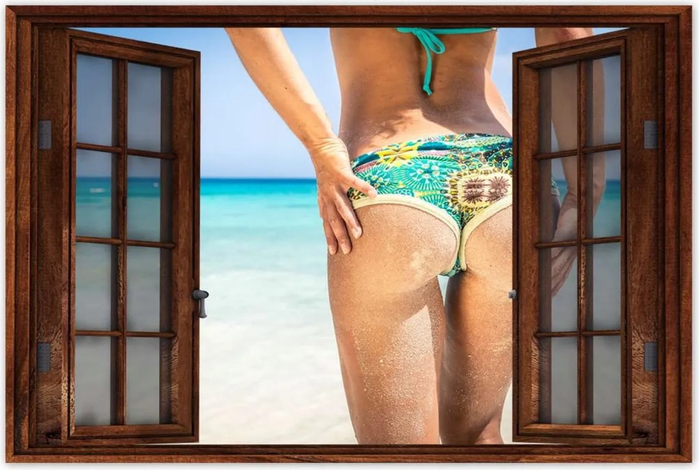 Poszterek 60x40 Szép fenék a tengerparton