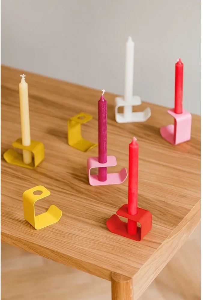 Fém gyertyatartó Flec – noo.ma