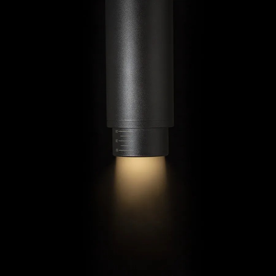 RENDL OPTIMUS 2 mennyezeti lámpa fekete 230V LED GU10 9W 25 65°