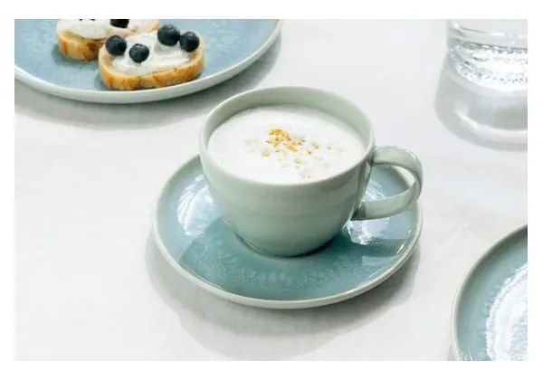 Kék-türkiz porcelán bögre cappucinóhoz 250 ml Crafted Blueberry – like | Villeroy &amp; Boch