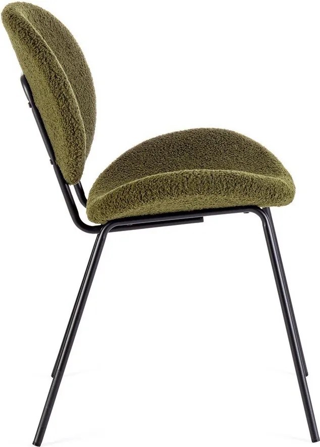 Khaki kárpitozott étkezőszék Maddie – Yes Everyday