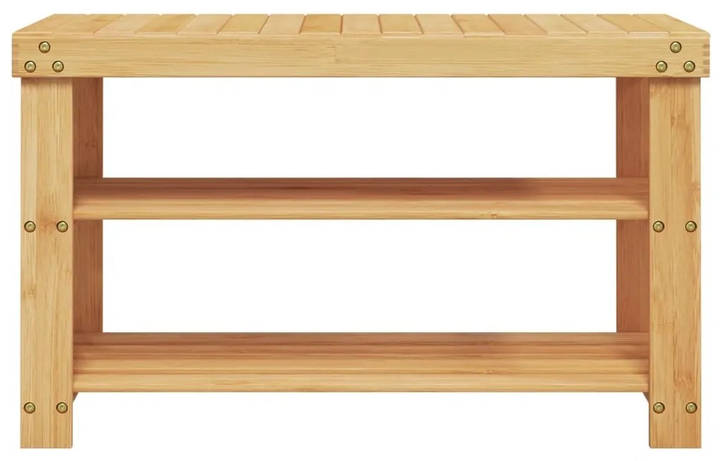 3 szintes bambusz cipőtartó 70 x 27,5 x 45 cm