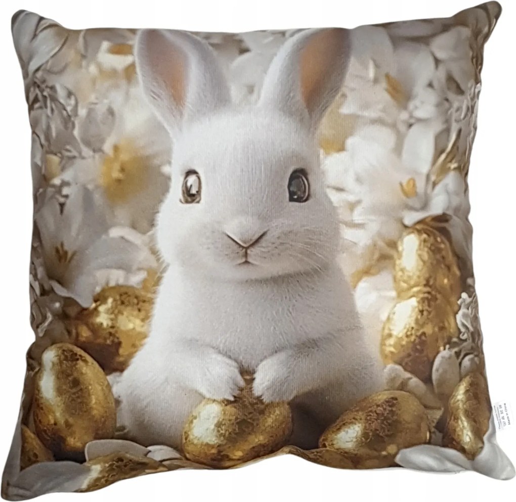 Húsvéti Díszpárnahuzat 40X40 CM Karácsonyi Nyuszi Bárány Húsvéti Tojás