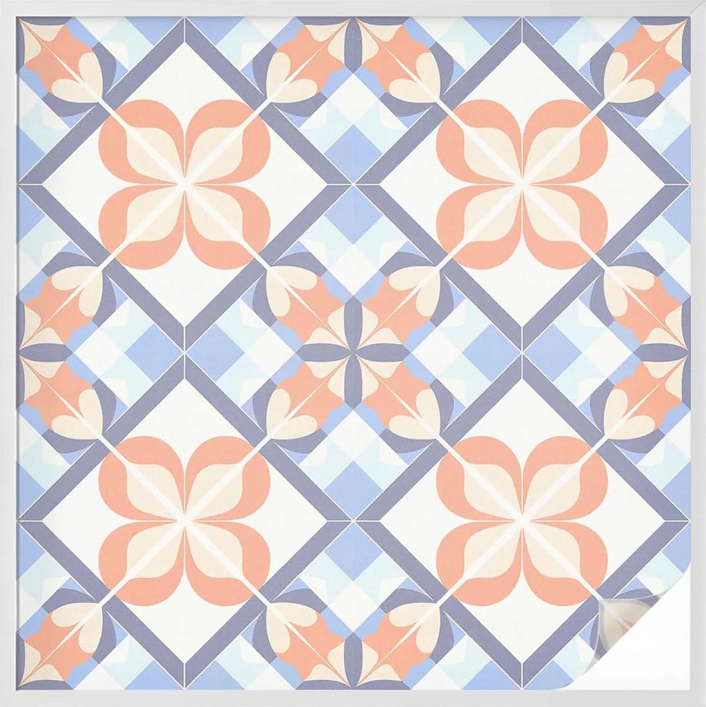 Tejfólia Ablaküvegekhez Öntapadós Adatvédelem Virágmintás 100x100