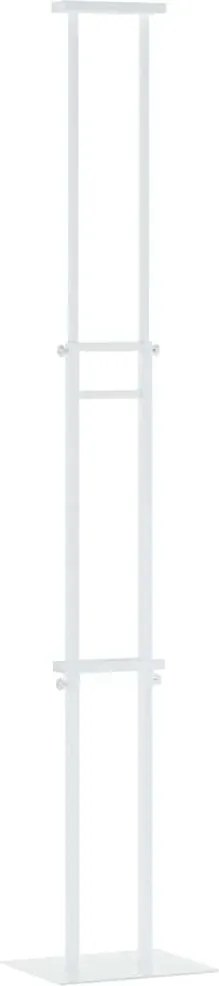 vidaXL Kiállító Állvány Fehér 30 x 23,5 x 210 cm Acél