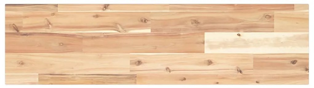 kezeletlen tömör akácfa függőpolc 100 x 20 x 2 cm