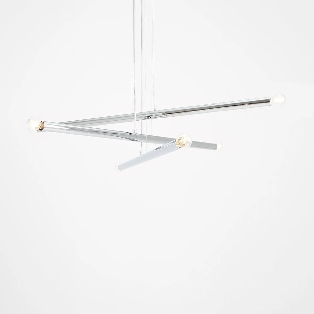 Aldex modern függeszték tubo króm ald1072k4