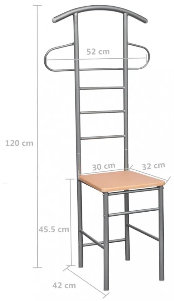 2 db fém szobainas szék