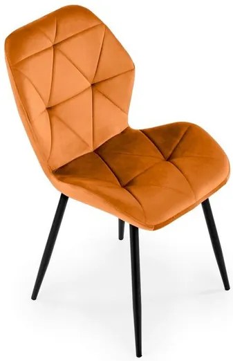 K-453 étkezőszék fahéj bársony