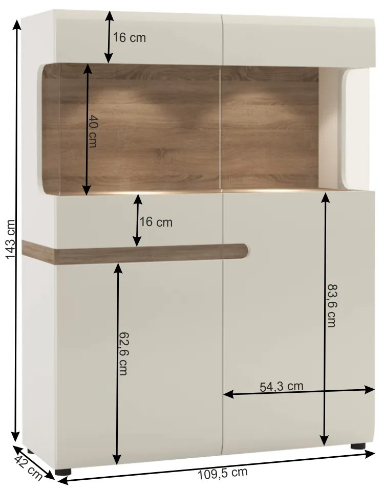 Vitrin Lynatet Typ 33 LTV-02/3D-1S. 752218
