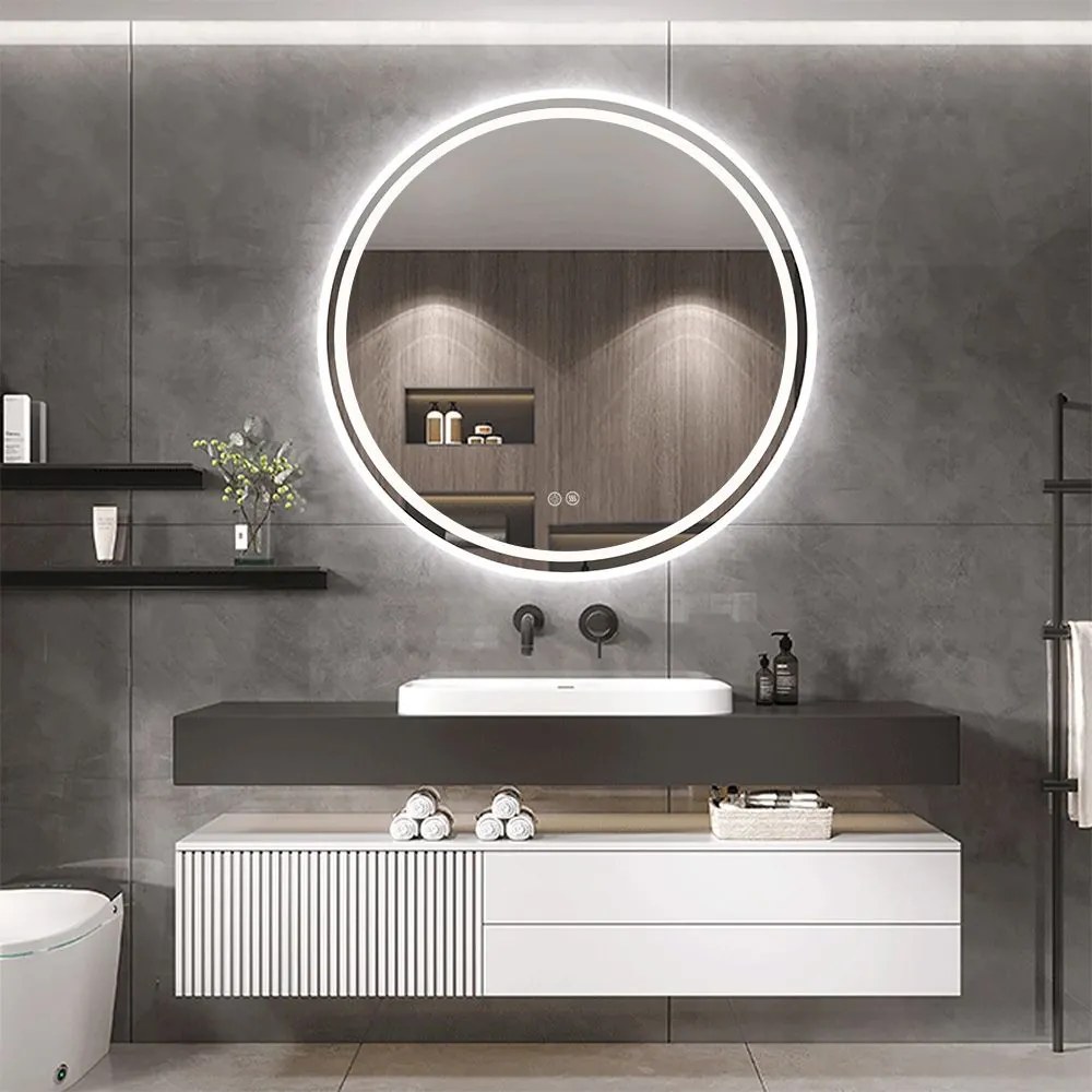 Tutumi Rea, fürdőszoba LED tükör 80cm BAS P11242, HOM-05520