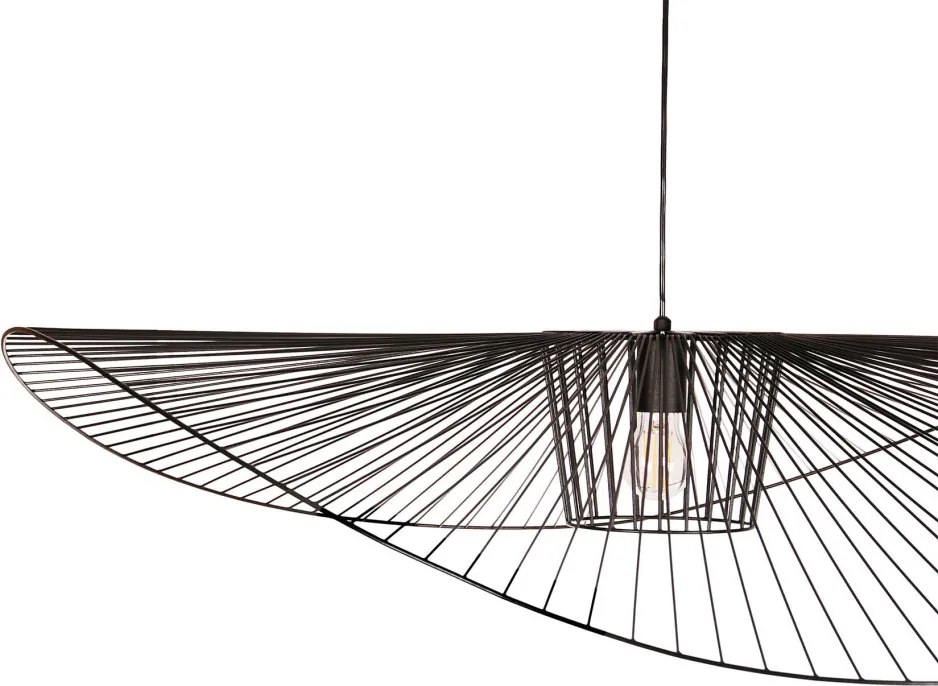 KAJA KP-21_CZARNY CZARNY Modern Függesztett Lámpa Fekete E27 IP20