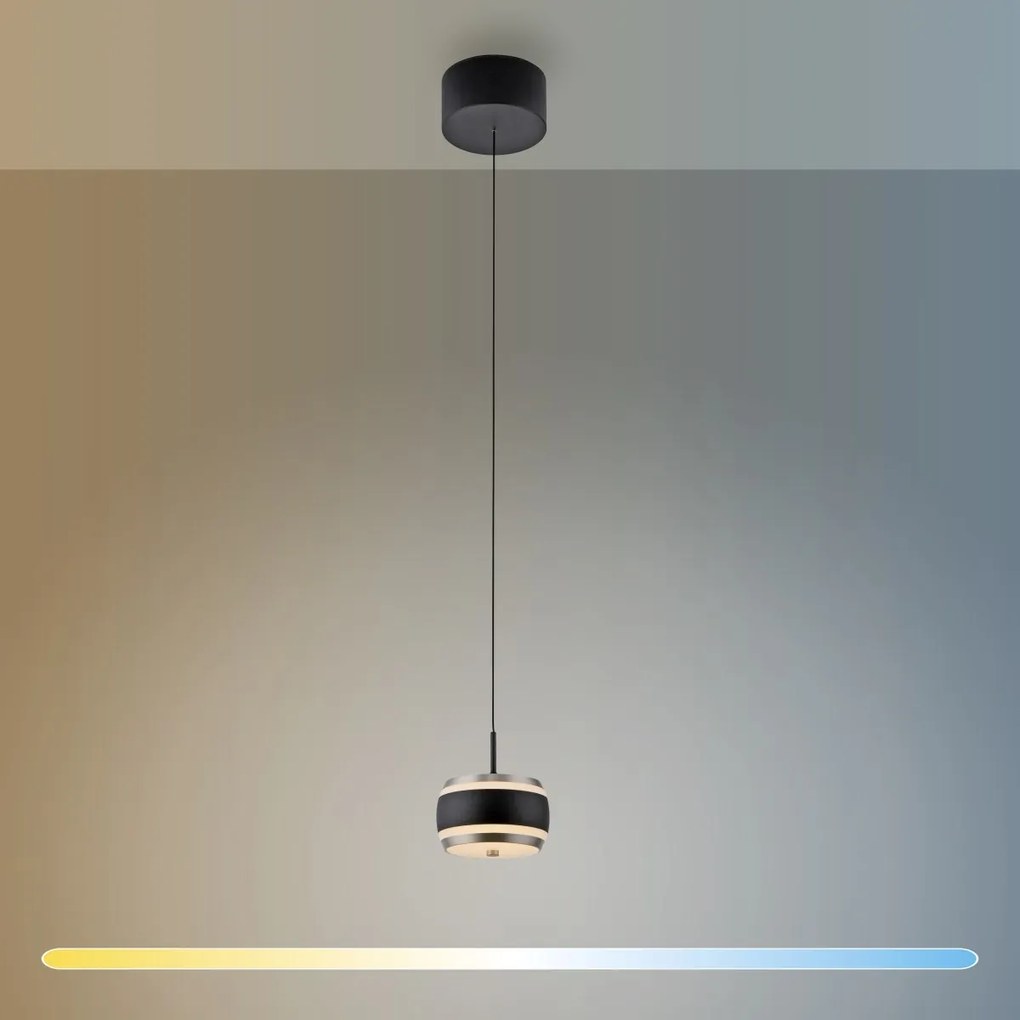 Paul Neuhaus modern függeszték pure falling rings fekete pln2503-18