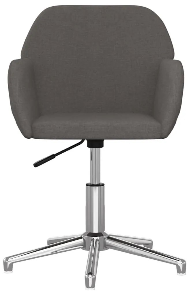 Sötétszürke szövet forgó irodaszék