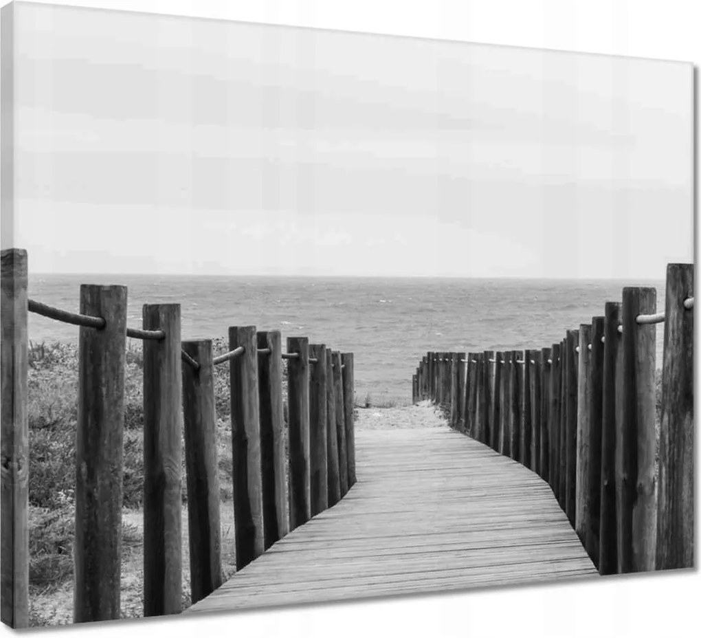 Vászonkép 50x40 Sétány közel a parthoz