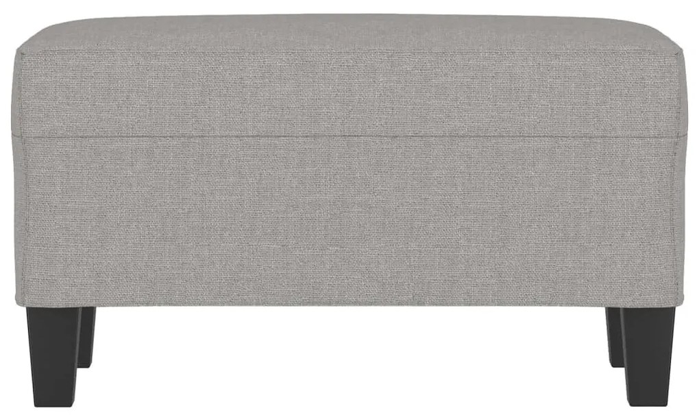 vidaXL világosszürke szövet pad 70 x 35 x 41 cm