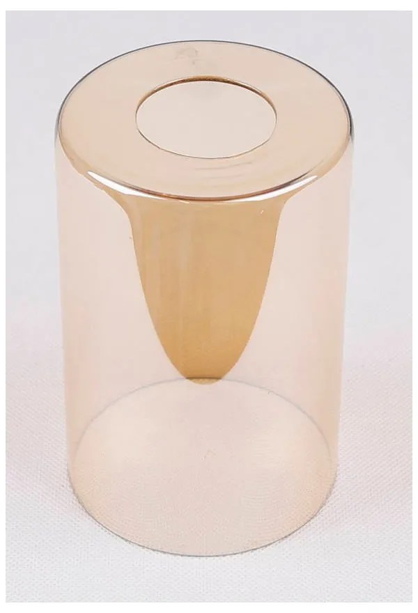 Fekete függőlámpa üveg búrával 10x34 cm Bistro – Candellux Lighting