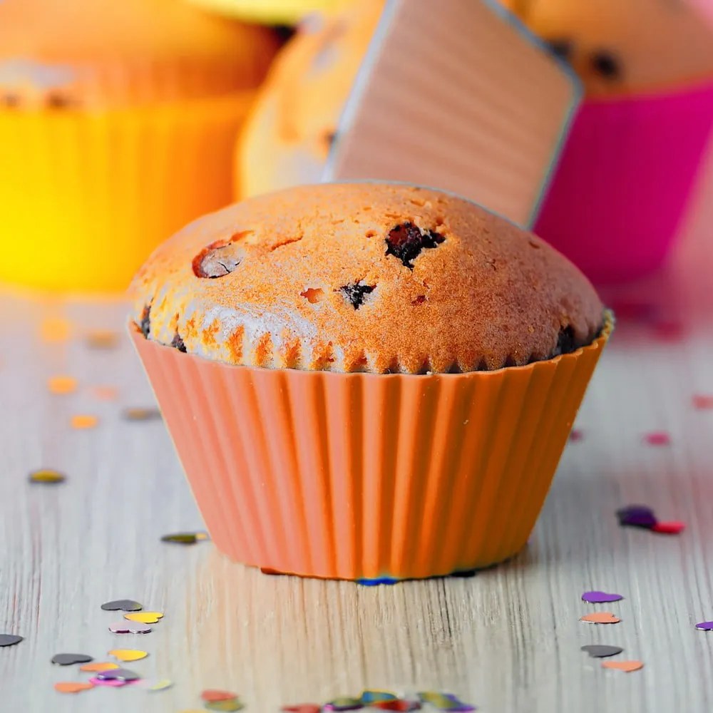 Szilikon muffin sütőforma szett 12 db-os ø 5,5 cm – Orion