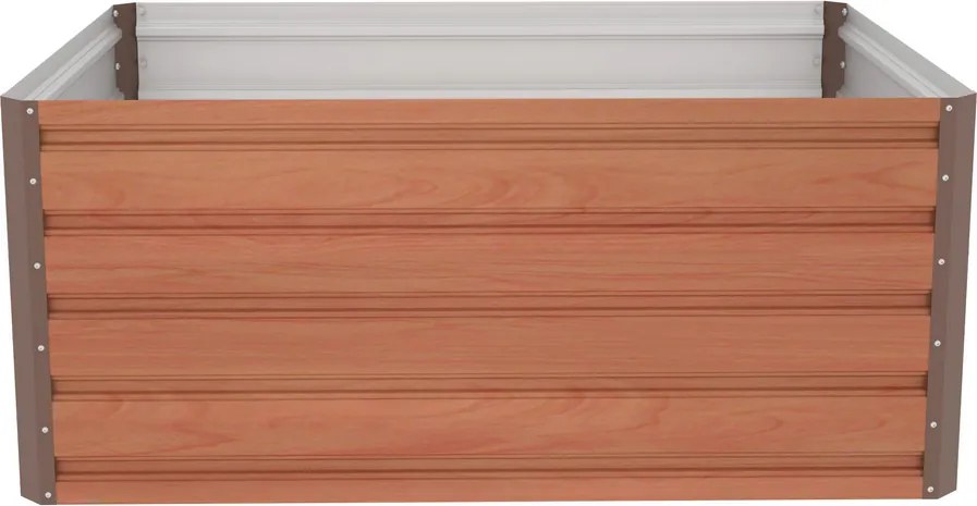 Emelt virágágy G21 Daisy 120 x 90 x 52 cm, fém,barna