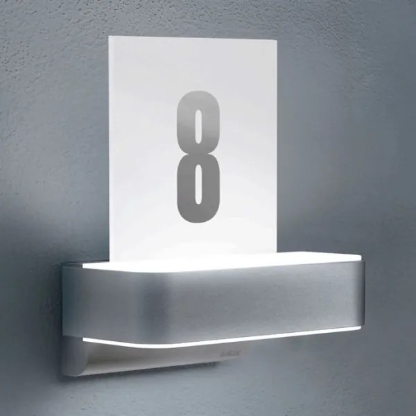 STEINEL 065713 - LED Házszám érzékelővel L820 LED/12,5W/230V IP44