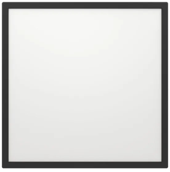 Eglo 901468 - LED RGBW Dimmelhető fürdőszobai lámpa ROVITO-Z 17W/230V 50x50cm IP44 fekete