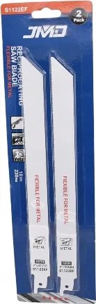 Fém szablyafűrészlap 230mm 18TPI BiMetal 2db Jmd S1122EF