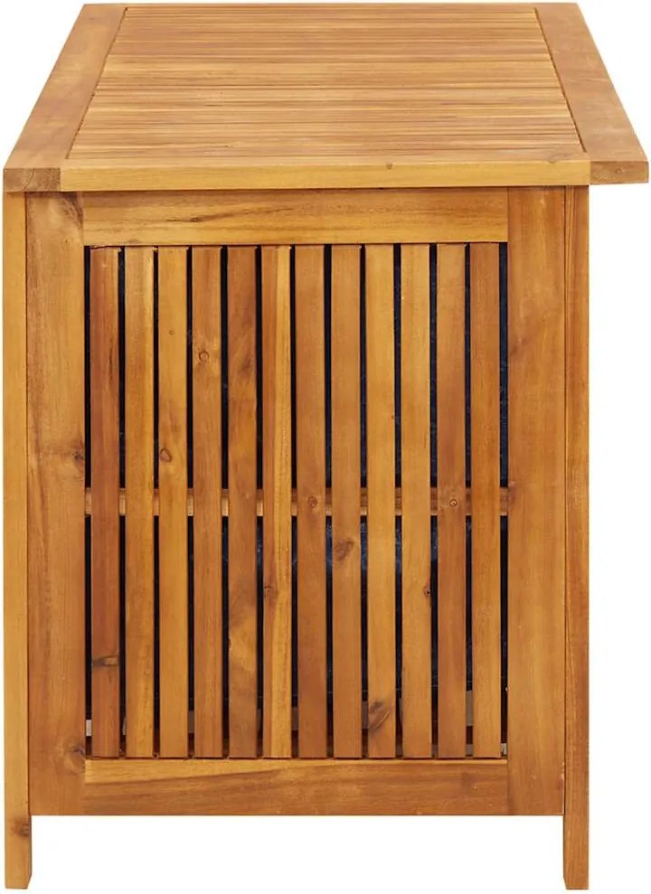 Tömör Akácfa Kerti Tárolóláda 113 X 50 X 58 Cm