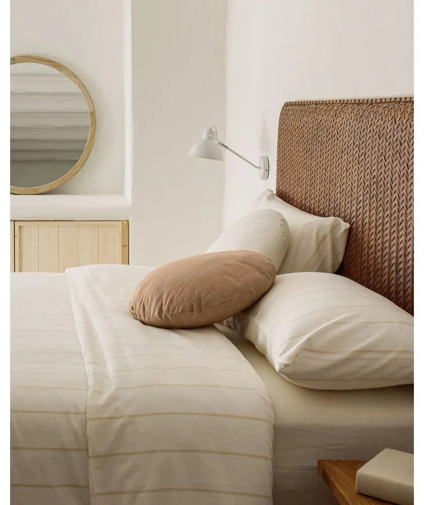 Barna bőr ágytámla 163x60 cm Natesa – Kave Home