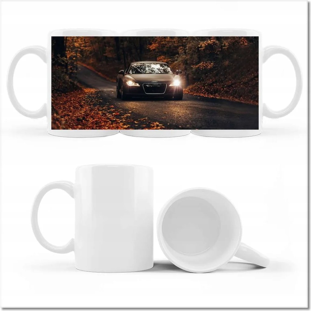 Audi nyomott mintás bögre Őszi tájkép