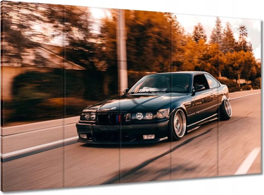 Vászonkép 100x70 Fekete Bmw Autók