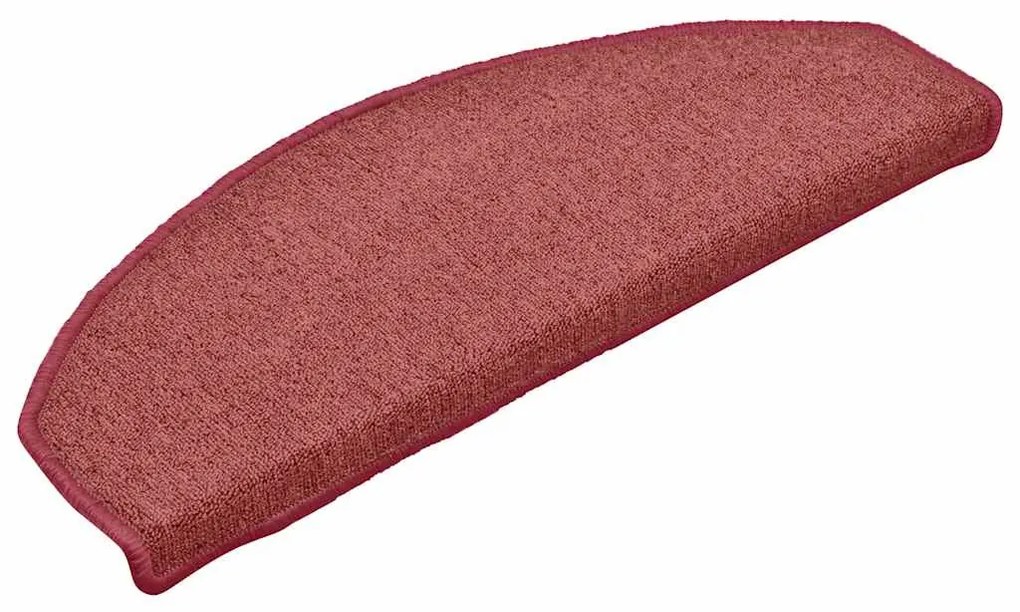 30 db bordó félkör alakú lépcsőszőnyeg 65 x 24 x 4 cm, nagy