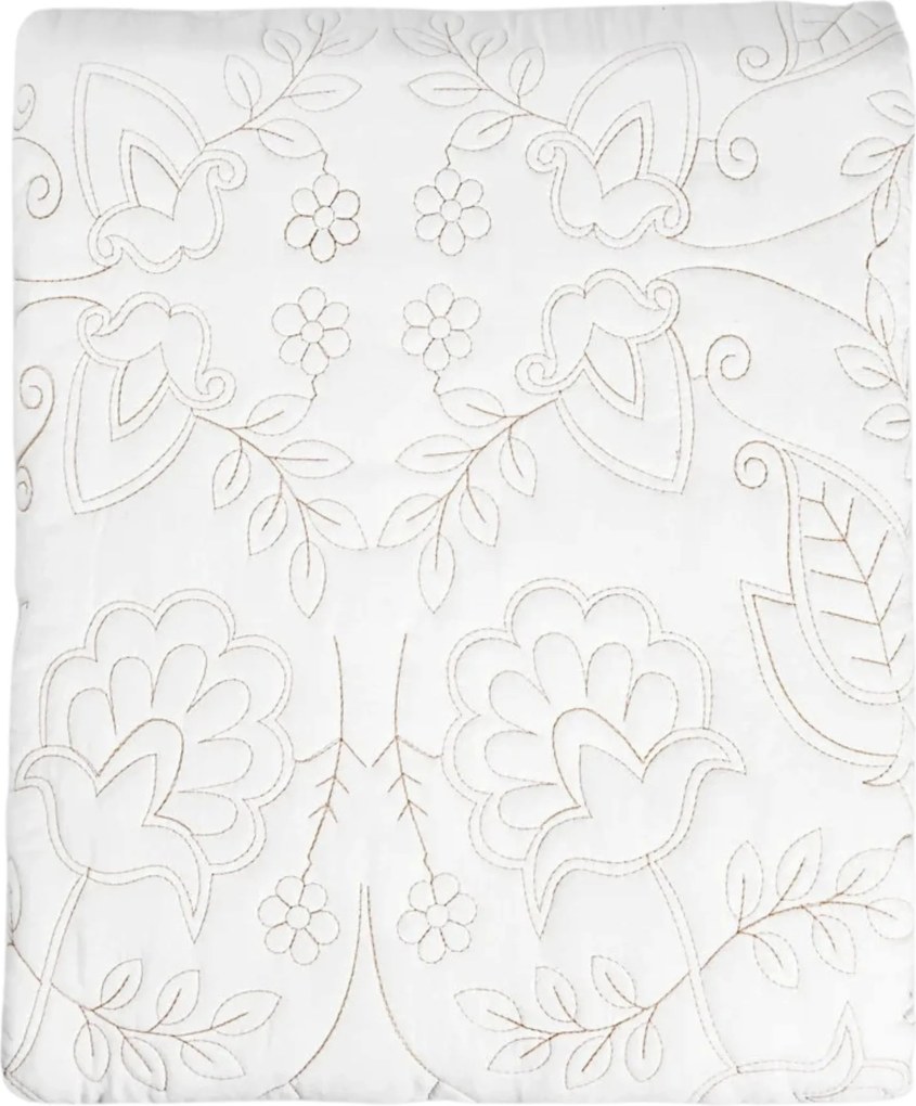 Cludo mosható mikroszálas ágytakaró virágos hímzéssel 200x220 cm Homla