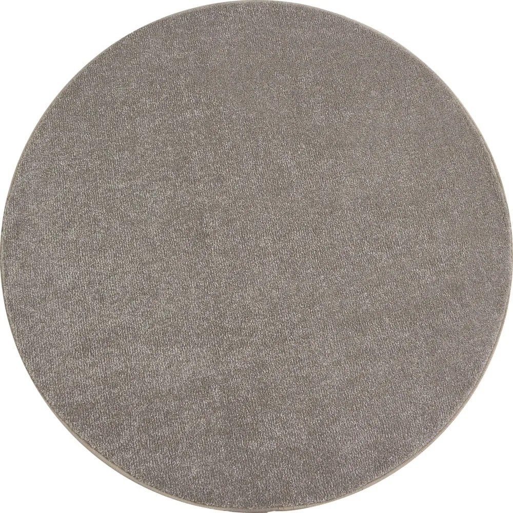Világosbarna kerek szőnyeg ø 120 cm Ata – Ayyildiz Carpets