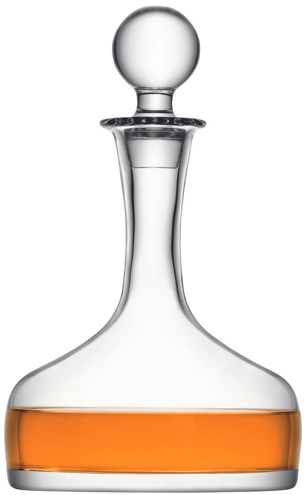 LSA International LSA Whisky ajándékszett, 4 pohárral (250ml), 1 karaffával (1.6l), áttetsző, kézzel készített