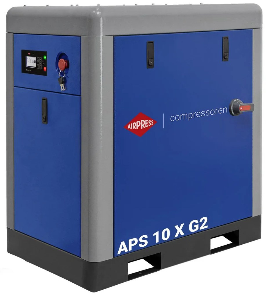 Csavarkompresszor APS 10 X G2 10 bar 10 LE/7,5 kW 970 l/min 369410-G2