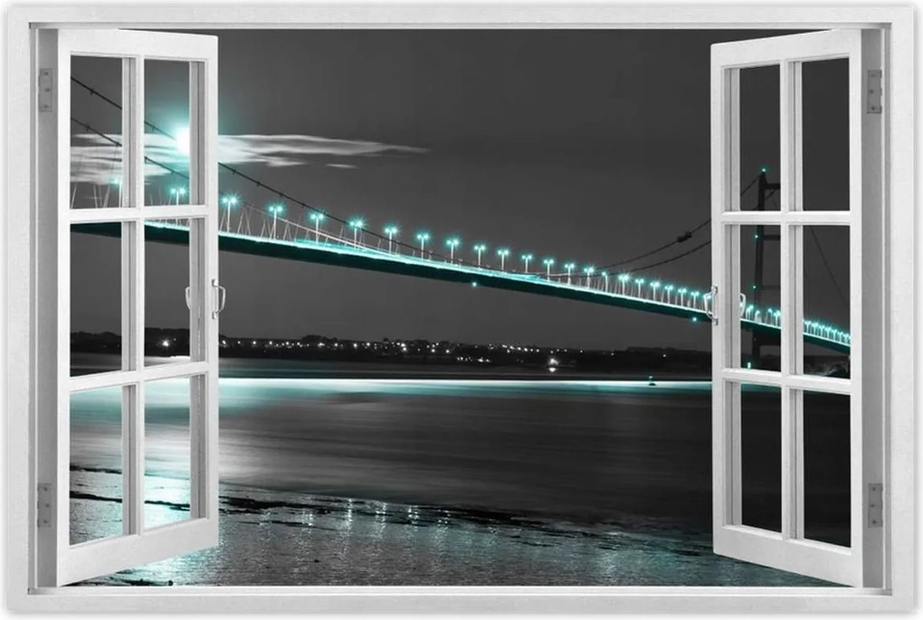 Poszterek 60x40 Kék fények az éjszakában