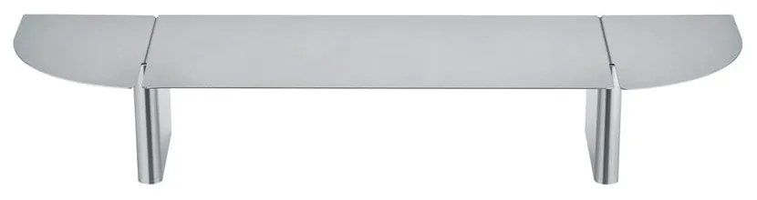 Matt ezüstszínű rozsdamentes acél fali polc 80 cm Oru – Blomus