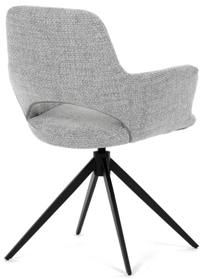 Elegáns Forgó Étkezőszék Szürke. 360°-ban forgatható.