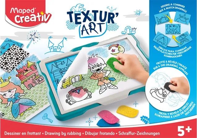 Rajztábla, kastélyok, MAPED CREATIV „Textur' Art” (IMAC907038)
