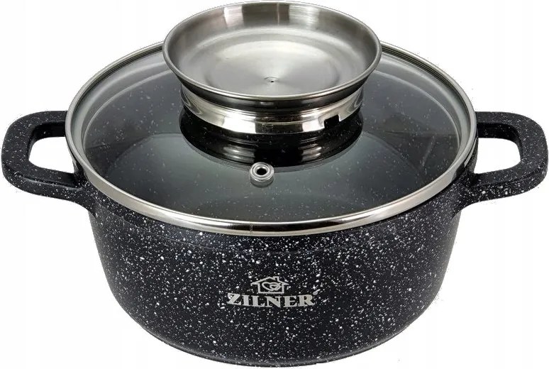 Márvány Edény Fedővel 5,5L 26cm