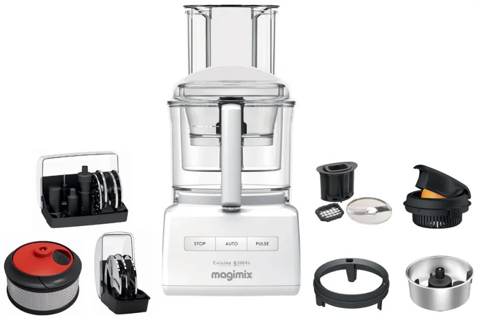 Magimix® 5200 XL Konyhai robotgép Premium csomag fehér színben